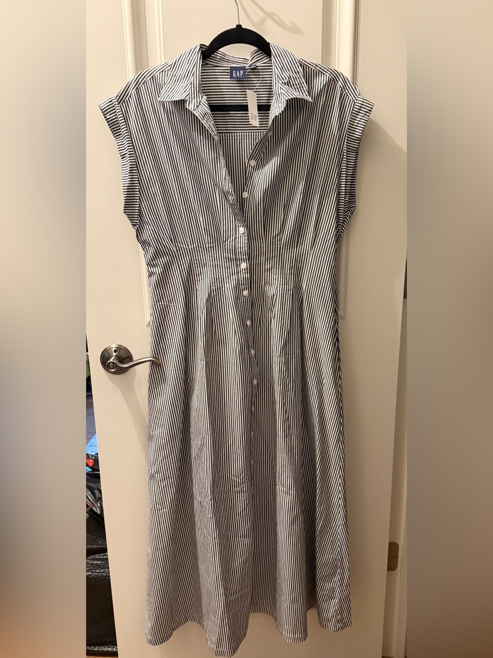 Cotton shirt dress
